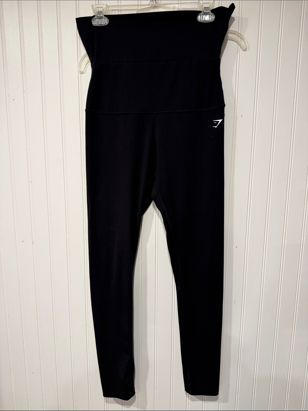 Gymshark Black High-Waist maternity Performance Leggings